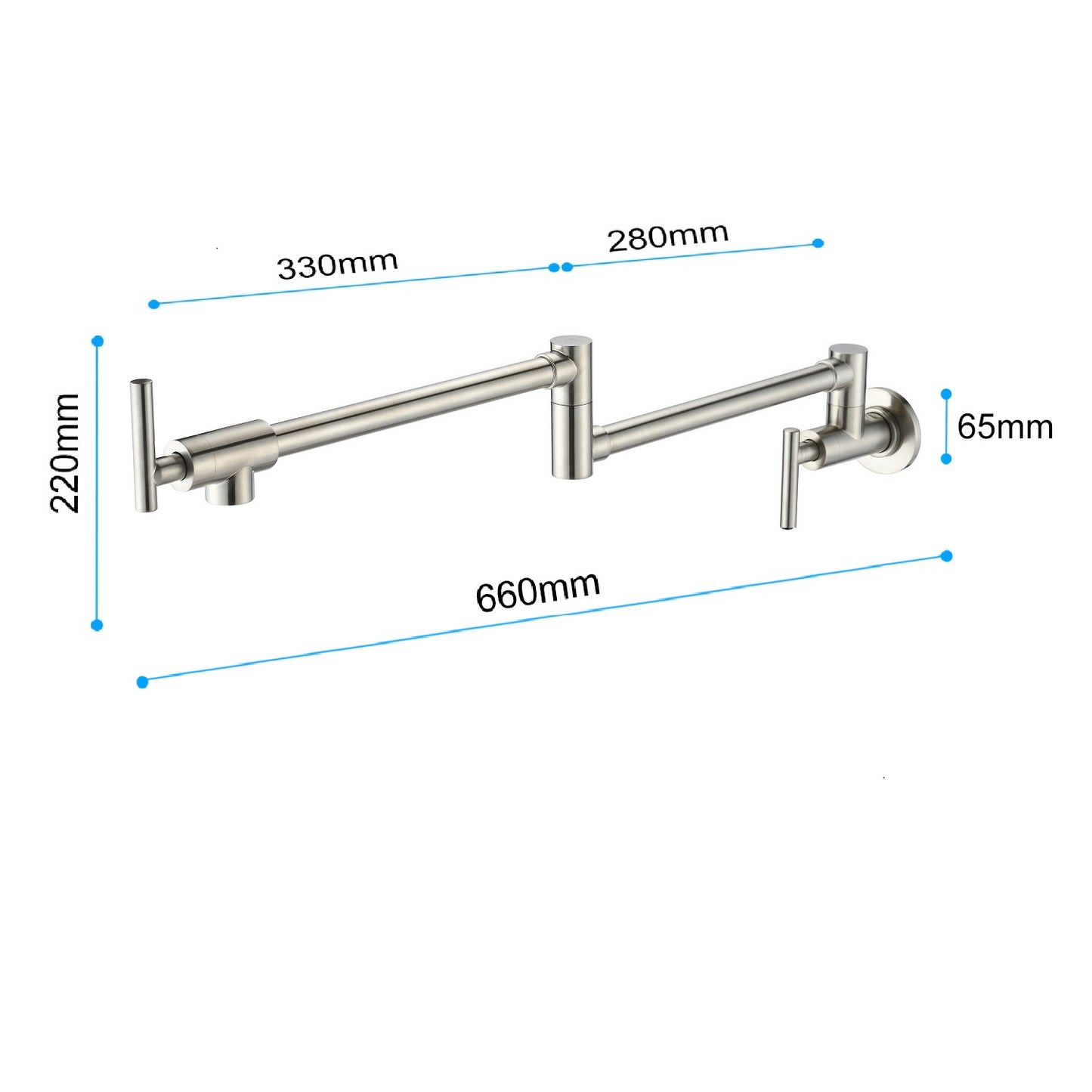 Pot Filler Faucet Wall Mount