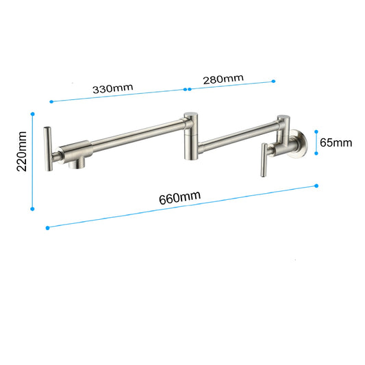 Pot Filler Faucet Wall Mount