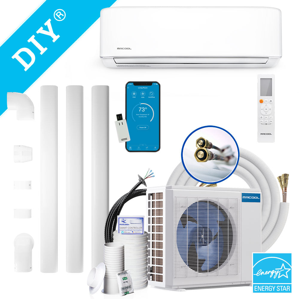 MRCOOL DIY 4th Gen 36k BTU Ductless Mini-Split Heat Pump Complete System - 208-230V/60Hz