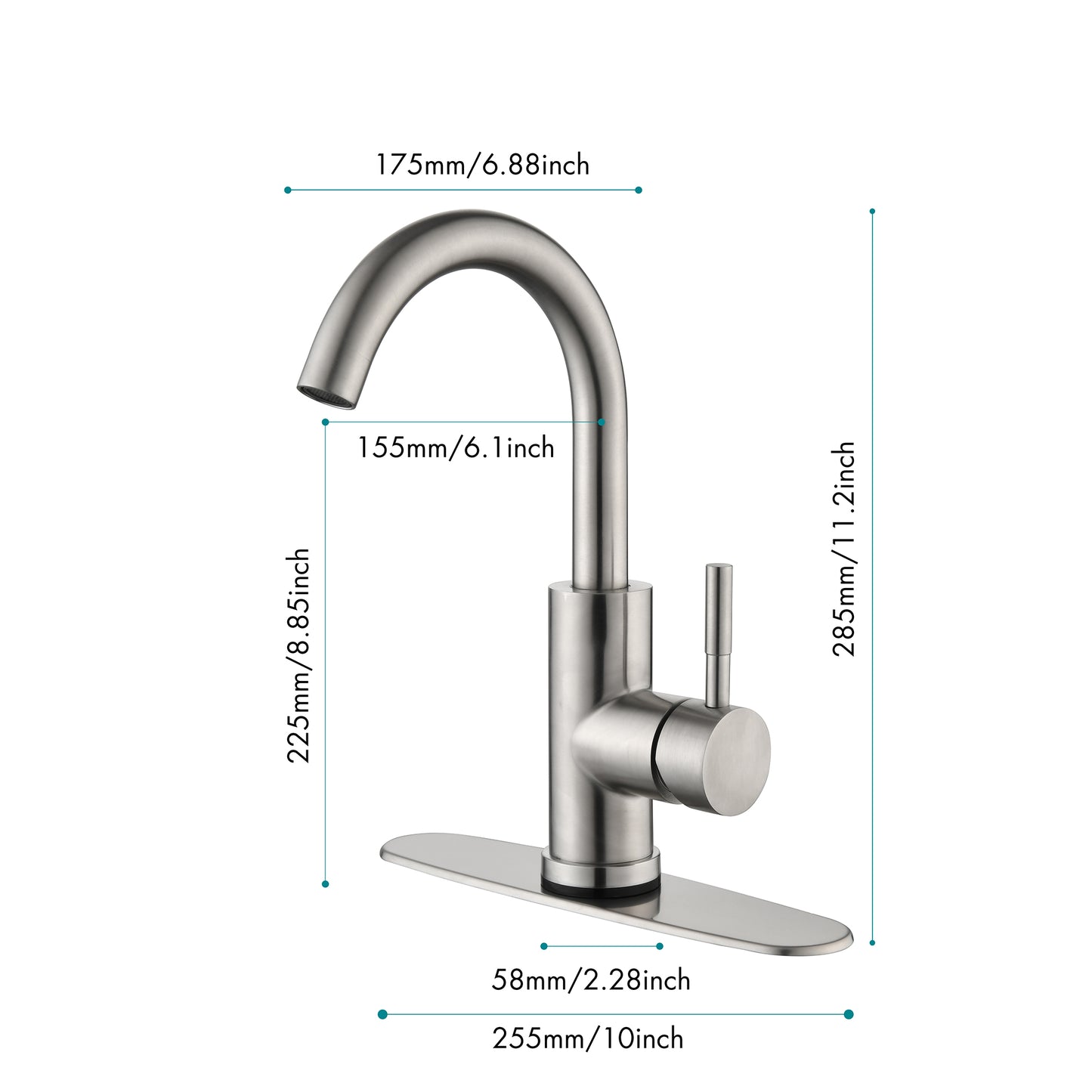 Single Hole Bathroom Faucet