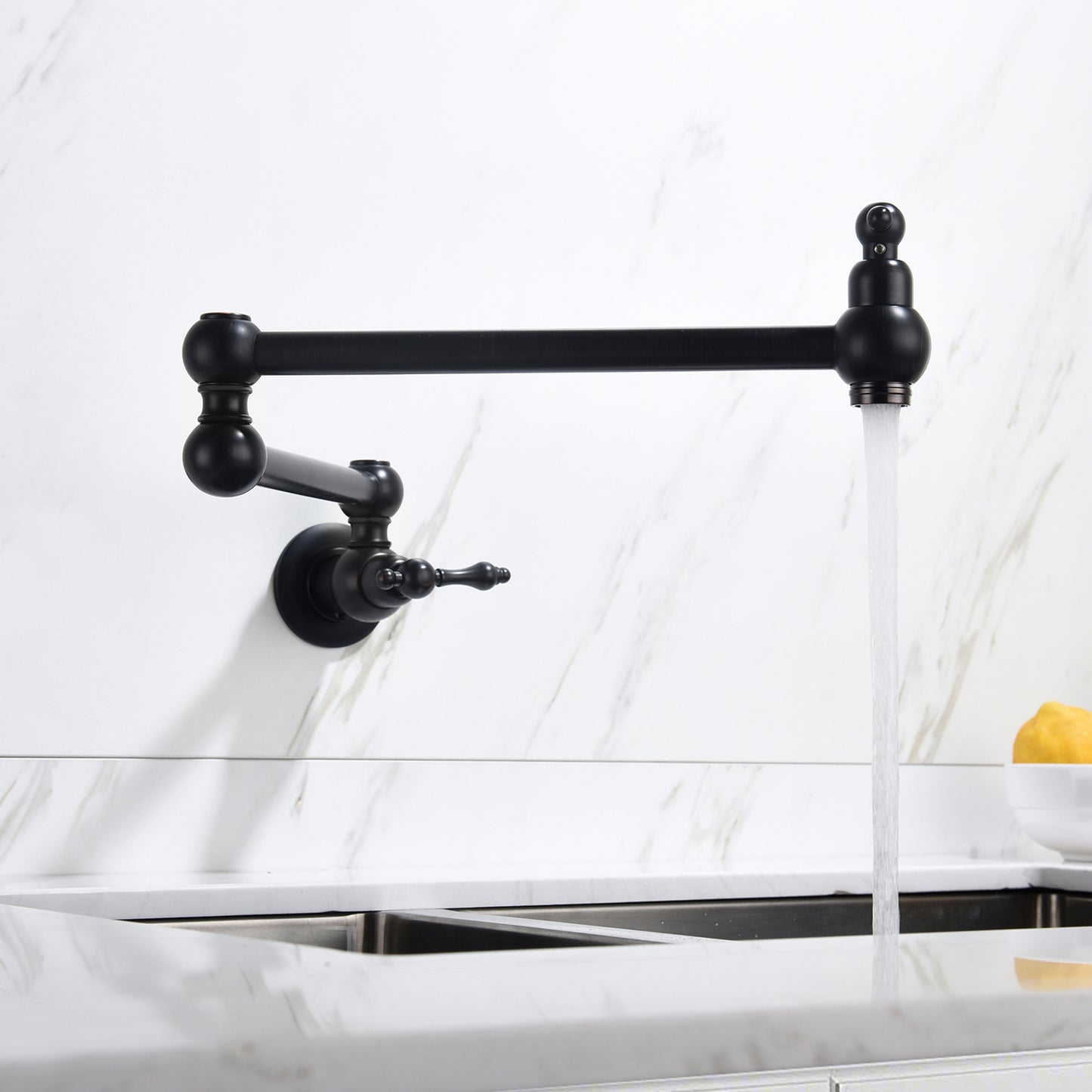 Folding faucet Pot Filler Faucet Wall Mount