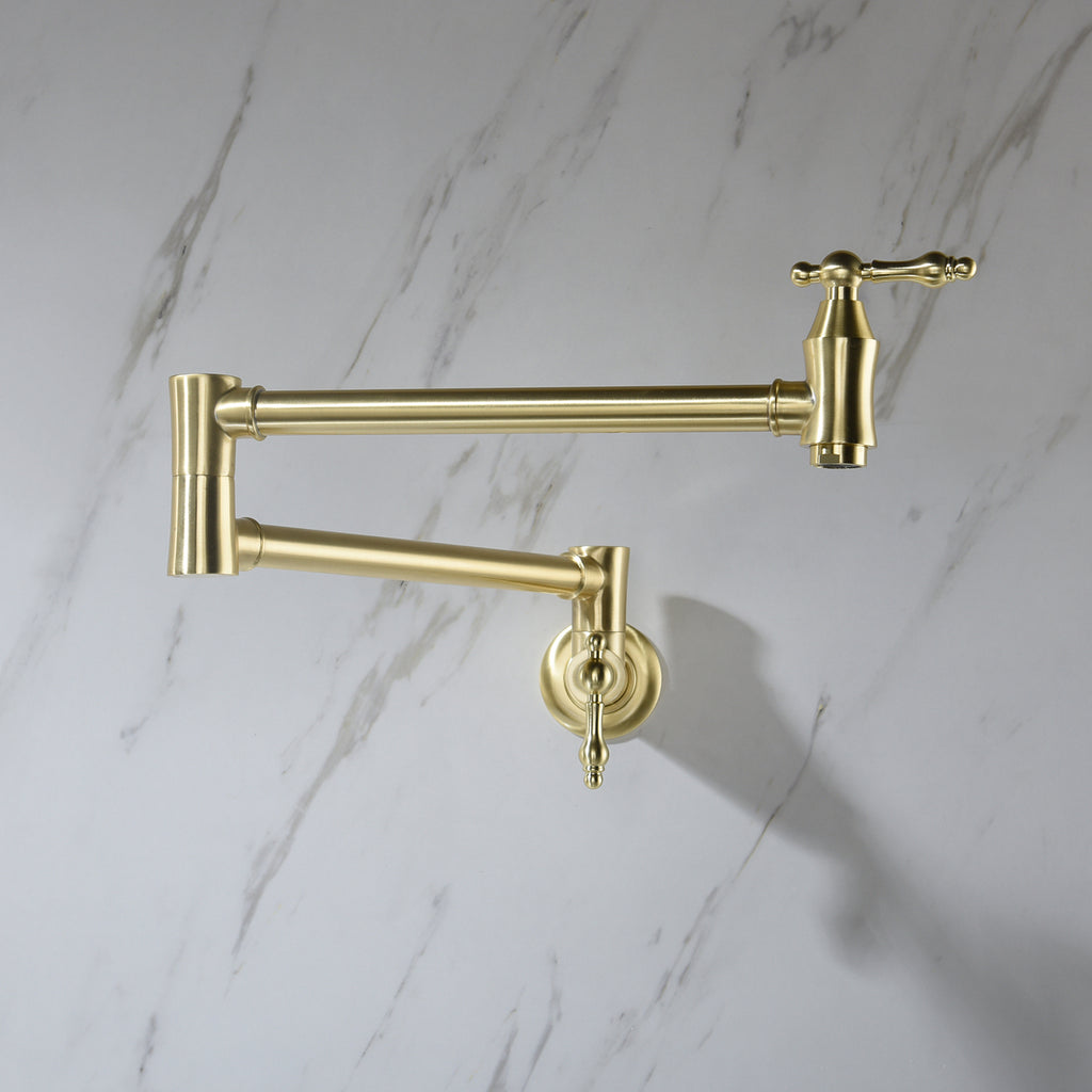 Folding faucet，Pot Filler Faucet Wall Mount