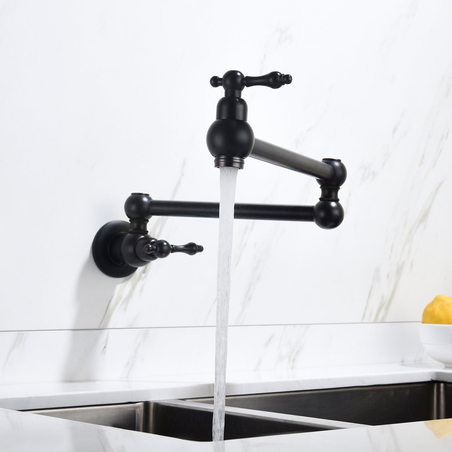 Folding faucet Pot Filler Faucet Wall Mount