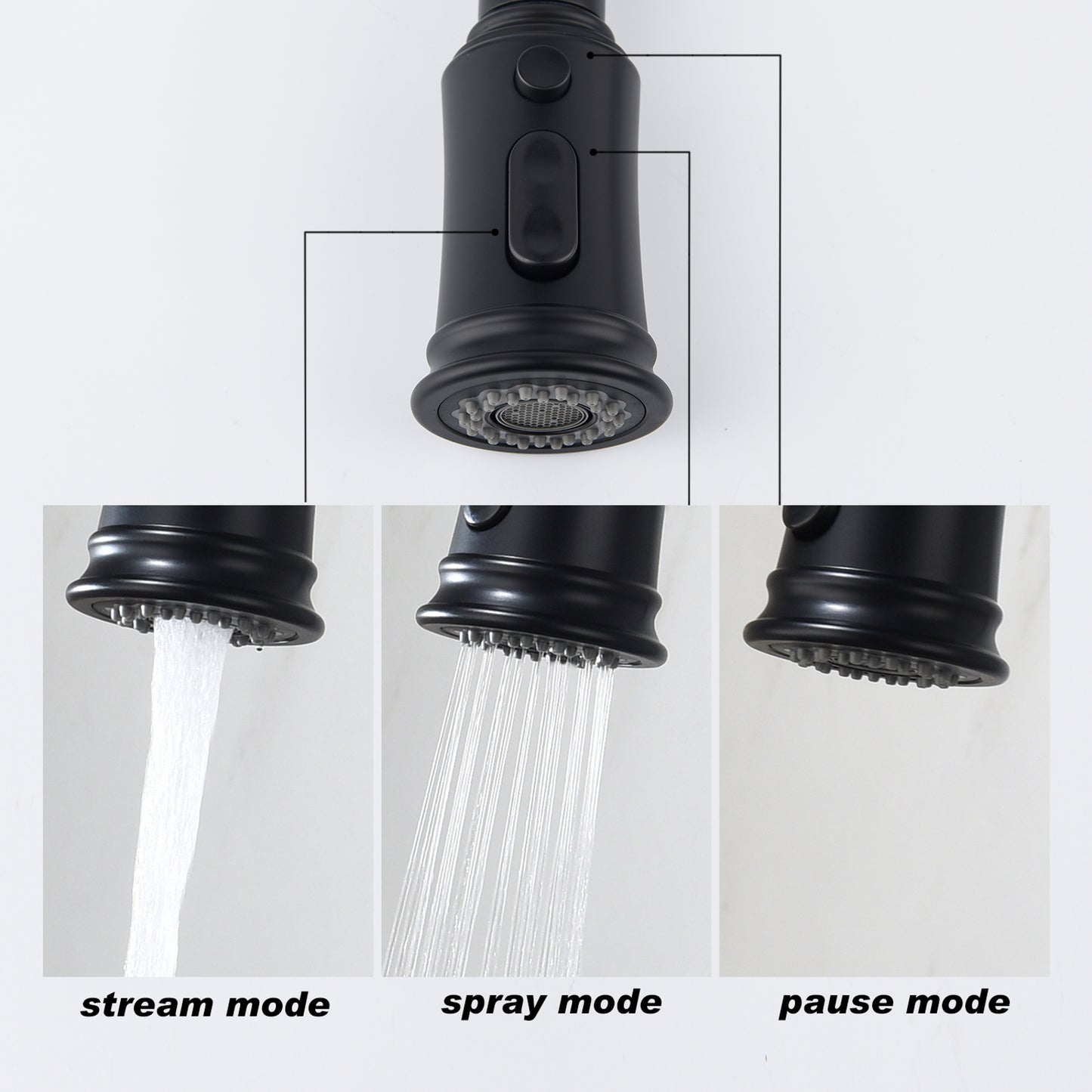 Kitchen Faucet with Pull Out Spraye