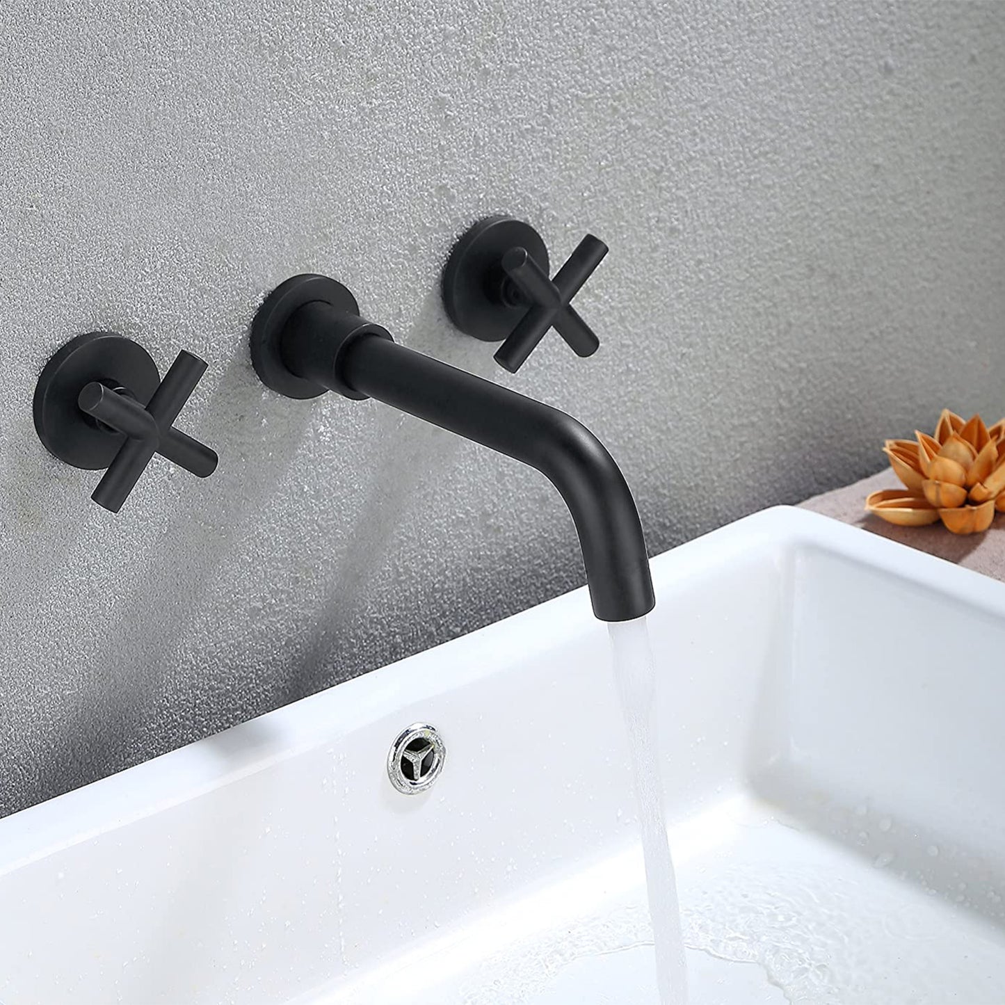 Bathroom Faucet Wall Mounted Bathroom Sink Faucet-Archaize