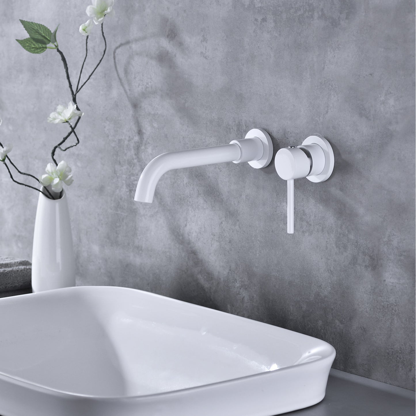 Bathroom Faucet Wall Mounted Bathroom Sink Faucet-Archaize